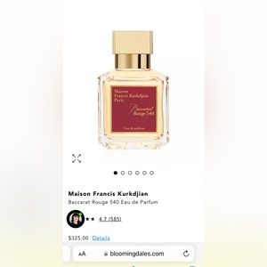 Maison Francis Kurkdjian Baccarat Rouge 540 Eau de Parfum